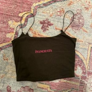 Inamorata or “emrata” tank in olive green